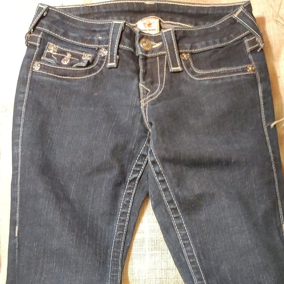 TRUE RELIGION Becky boot cut embellished jean NWOT - Picture 4 of 5